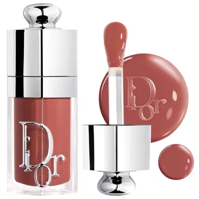 Dior Lip Glow Oil Hydrating High-shine Gloss 081 Latte 0.2 Oz/6 ml In Brown
