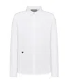 Dior Little Bee Logo Embroidered Shirt In White
