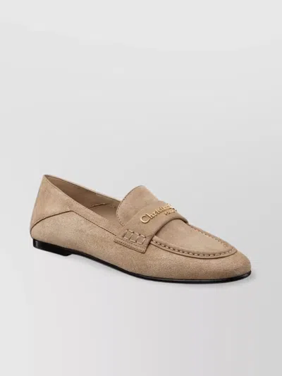 DIOR LOAFERS ROUND TOE FLAT SOLE