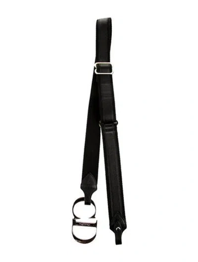 Pre-owned Dior Logo Bag Strap In Black