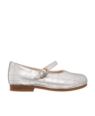 Dior Logo Ballet Shoes In White