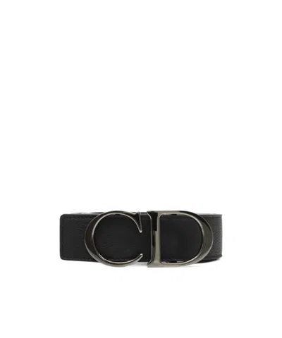 Dior Logo Belt In Black