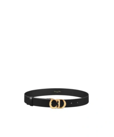 Dior Logo Belt In Black