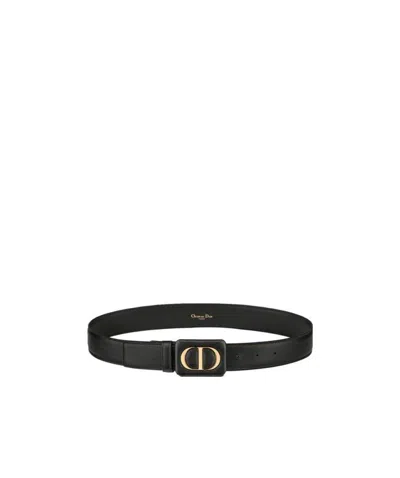 Dior Logo Belt In Black