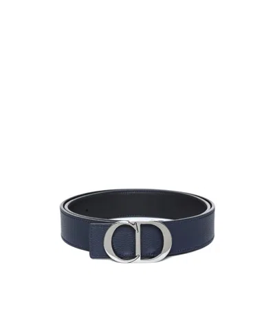 Dior Logo Belt In Black