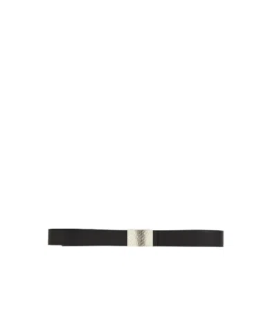Dior Logo Belt In Black