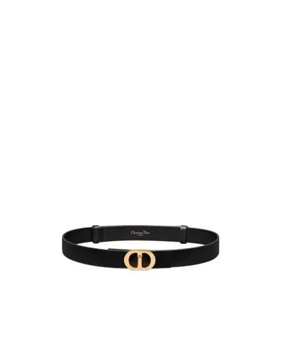 Dior Logo Belt In Black