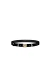 Dior Refined Leather Belt In Black