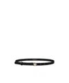 Dior Logo Belt In Black