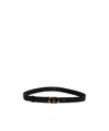 Dior Logo Belt In Black