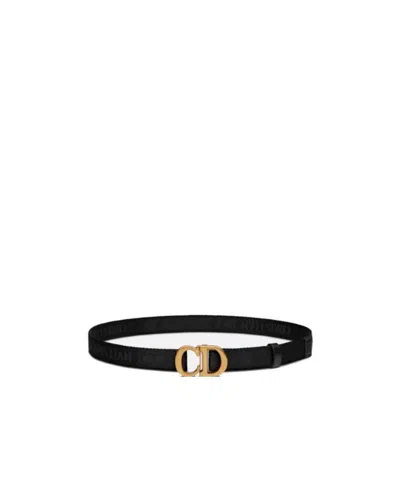 Dior Kids' Logo Belt In Black