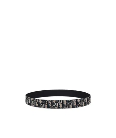Dior Logo Belt In Black
