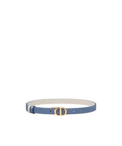 Dior Logo Belt In Blue