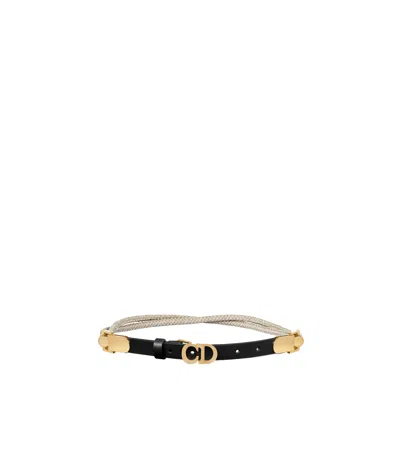 Dior Logo Belt In Nude