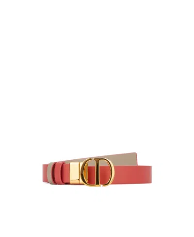 Dior Logo Belt In Pink