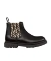 Dior Logo Boots In Black