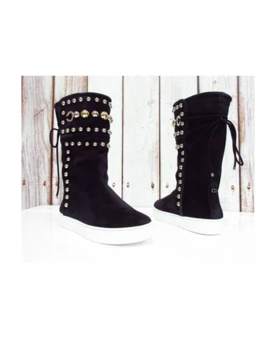 Dior Logo Boots In Black