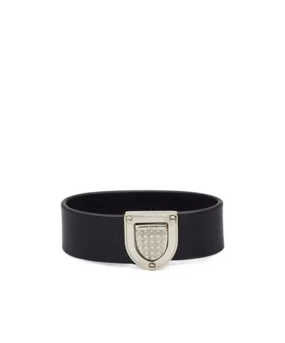 Dior Logo Bracelet In Black