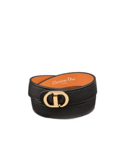 Dior Logo Bracelet In Black
