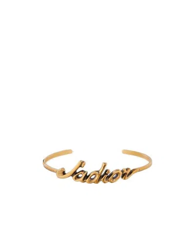Dior Logo Bracelet In Yellow