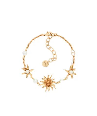 Dior Logo Bracelet In Yellow