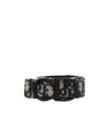 Dior Logo Buckle Belt In Black