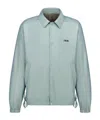 Dior Logo Casual Jacket In Gray