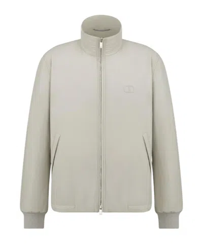 Dior Logo Casual Jacket In White