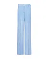 Dior Logo Casual Pants In Blue