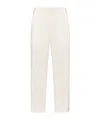 Dior Logo Casual Pants In White