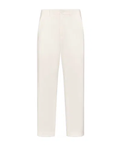 Dior Logo Casual Pants In White