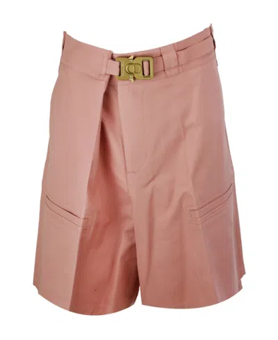 Dior Logo Casual Shorts In Pink