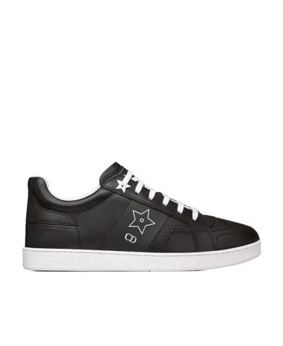 Dior Logo Casual Sneakers In Black