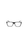 Dior Logo-debossed Square-frame Glasses In Black