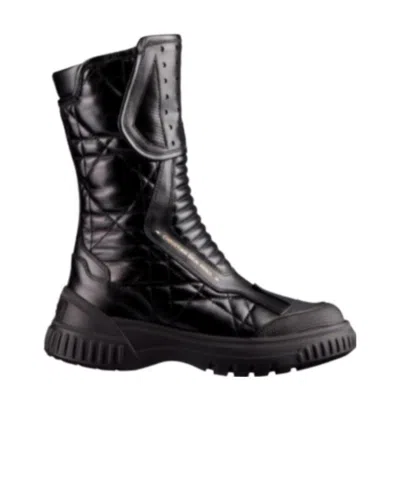 Dior Logo Details Boots In Black