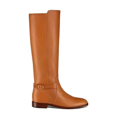 Dior Empreinte Boot In Brown