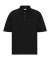 Dior Logo Details Polo Shirt In Black
