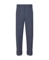 Dior Logo Dress Trousers In Blue