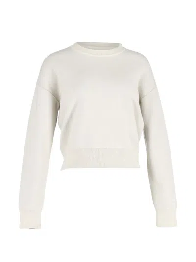 Pre-owned Dior Logo-embellishment Crew-neck Sweater In Neutral