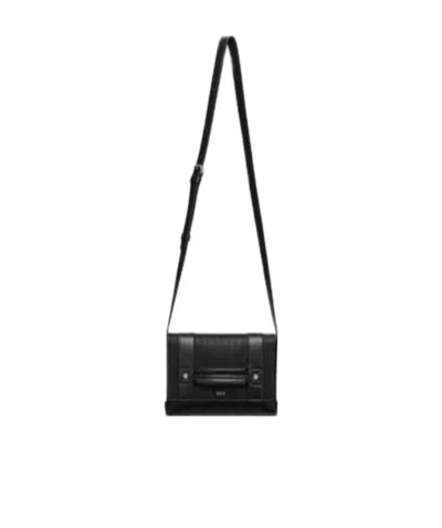 Dior Oblique Jacquard Shoulder Bag In Black