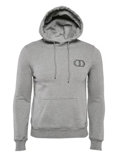 Pre-owned Dior Logo-embroidered Hoodie