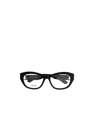 Dior Logo Flat Mirror In Black