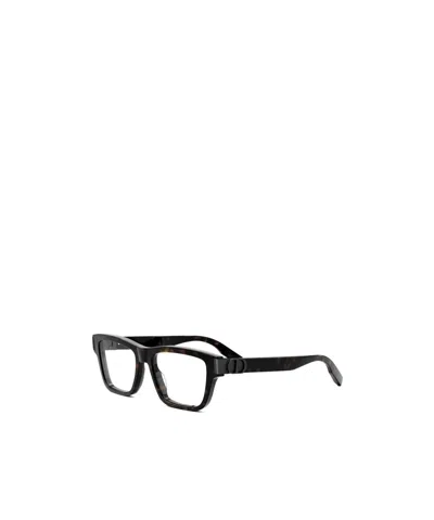 Dior Logo Flat Mirror In Black