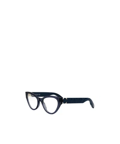 Dior Logo Flat Mirror In Black