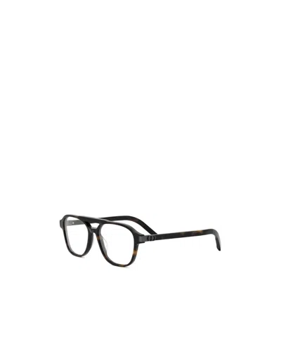 Dior Logo Flat Mirror In Black