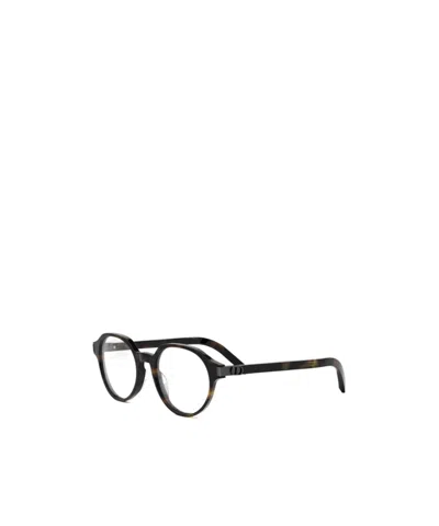 Dior Logo Flat Mirror In Black