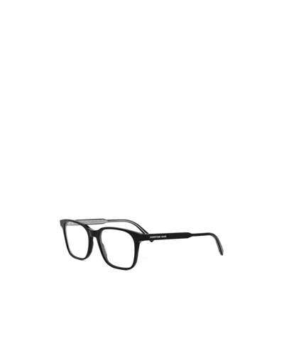 Dior Logo Flat Mirror In Black