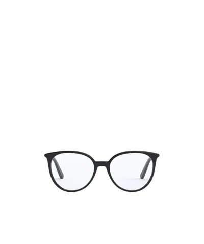 Dior Logo Flat Mirror In Black