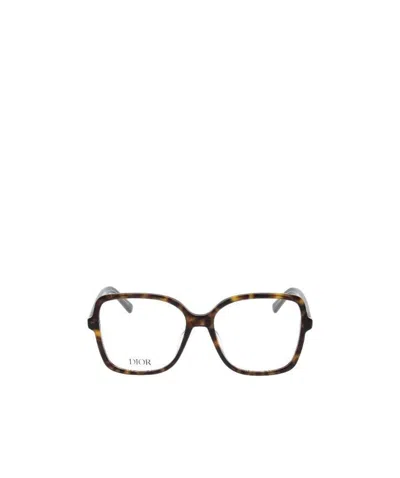 Dior Logo Flat Mirror In Animal Print