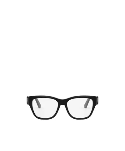 Dior Logo Flat Mirror In Black